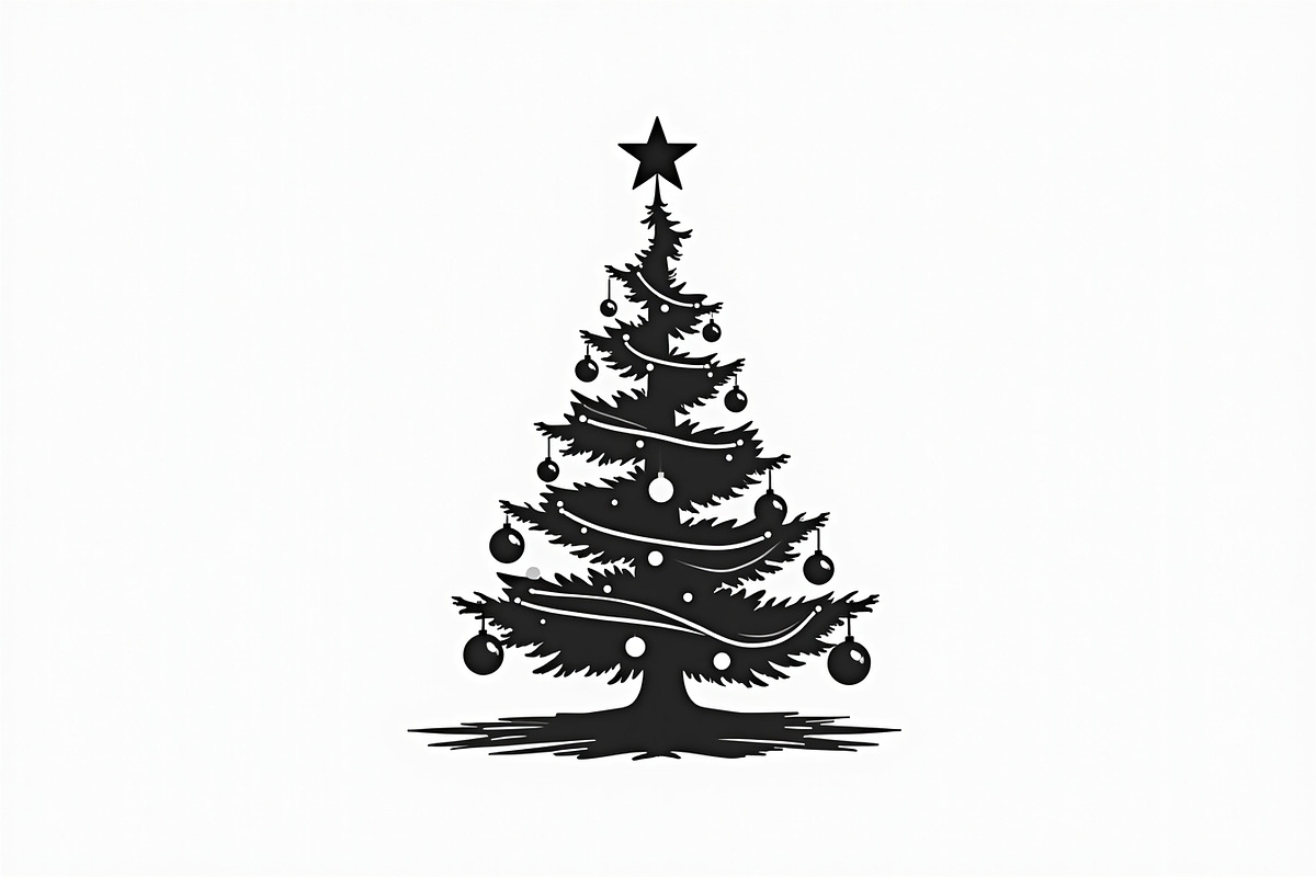Holiday Window Christmas Tree Bundle, an Illustration by Amazin_art (Photo 6 of 21)