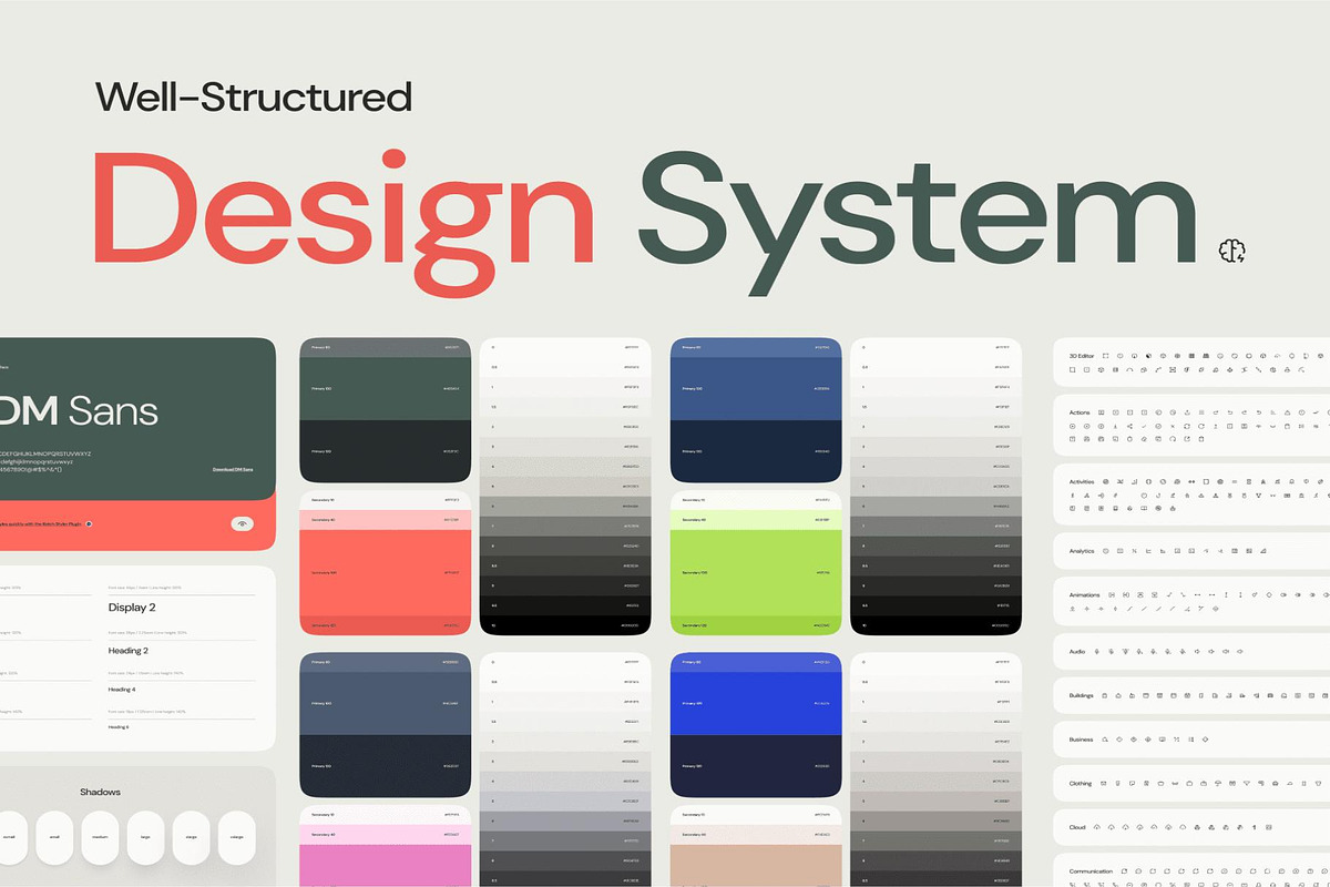 HaHo Mobile UI Kit Design System, an UI Kit Template by Creative Perspective (Photo 4 of 6)