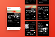 Analytics Report Instagram Post, a Social Media Template by Annora Studio (Thumbnail 6 of 6)