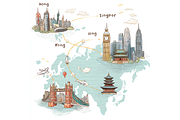 Prompt Travel Clipart Sublimation, a Seasonal Illustration by Creative design (Thumbnail 3 of 7)
