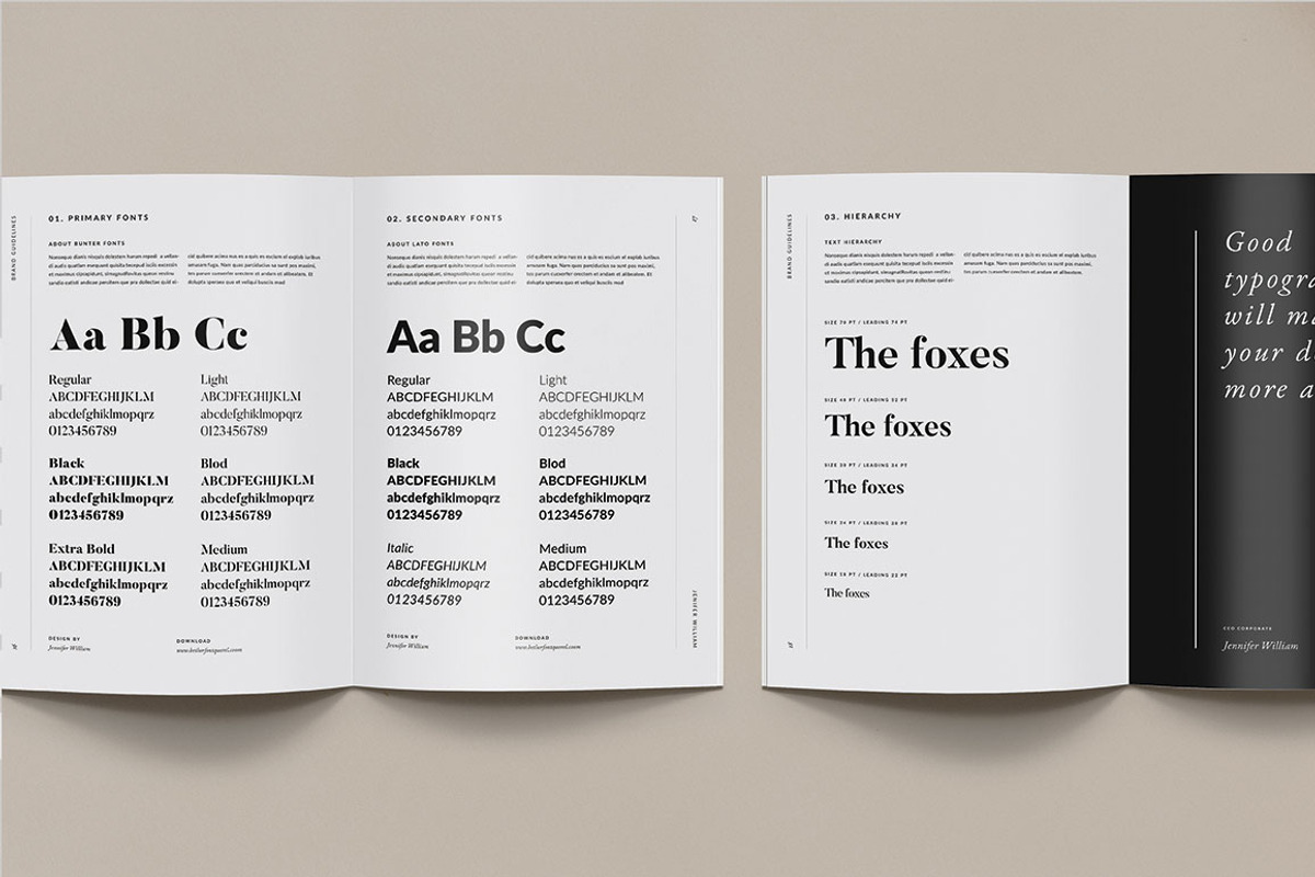 Brand Guidelines, a Brochure Template by Occy Design (Photo 10 of 16)