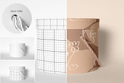 6 Mockups, Round Gift Box, a Packaging Mockup by bazarova (Thumbnail 2 of 10)
