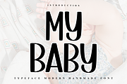 My baby, a Handwritten Font by FreshTypeINK (Thumbnail 1 of 7)
