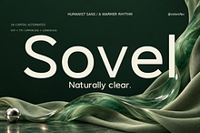 Sovel — Humanist Sans Serif