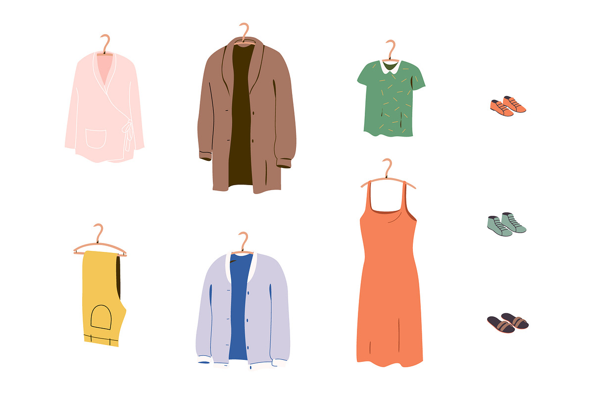 Fashion - 15 elements & 2 characters, a Person Illustration by Cami Draws (Photo 8 of 11)