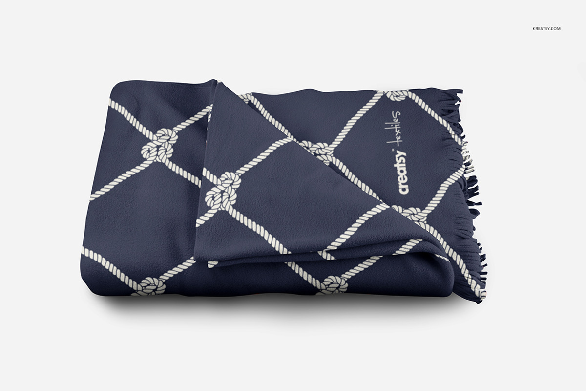 Fringed Blanket Mockup Set, a Product Mockup by creatsy4 (Photo 4 of 8)