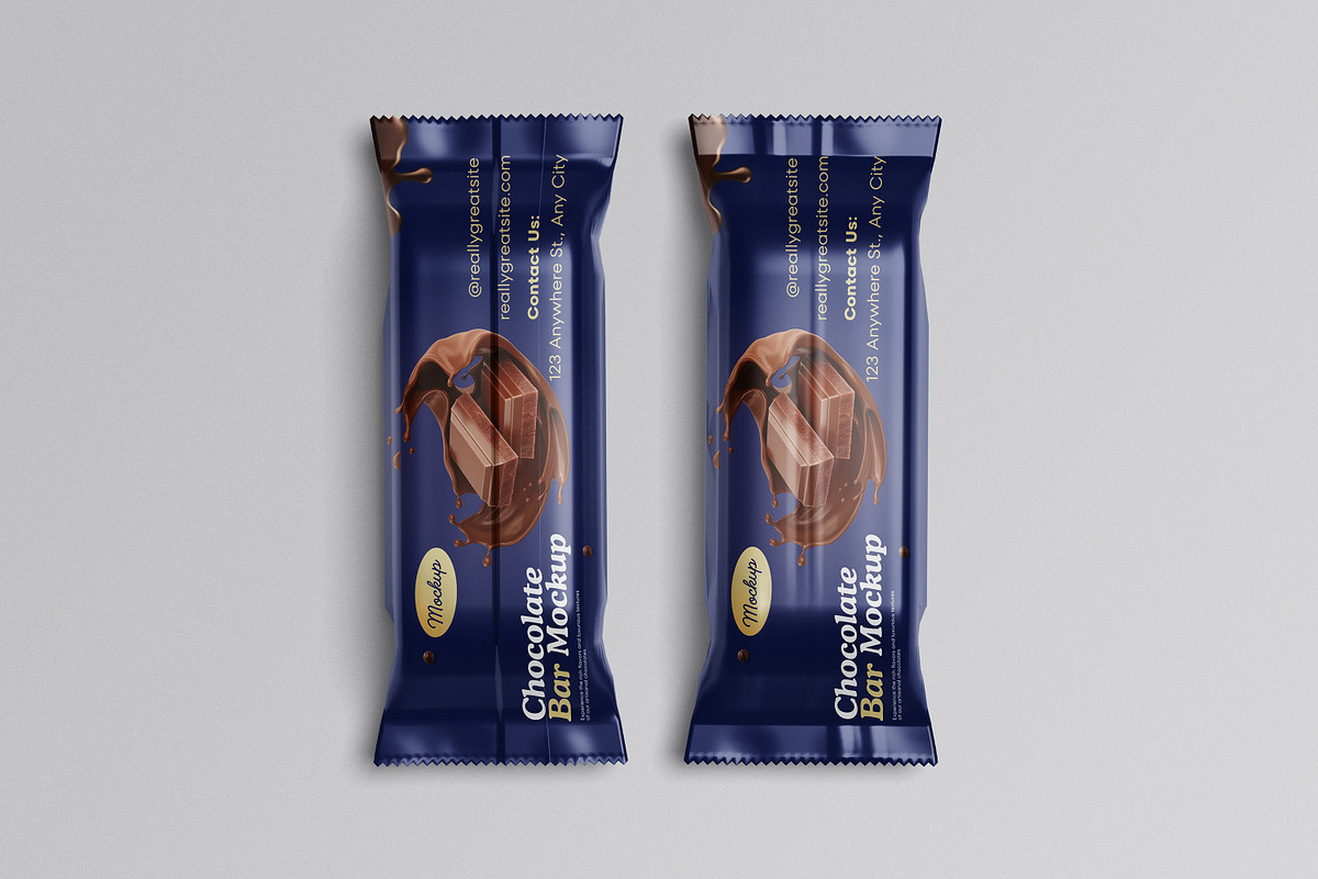 Chocolate Bar Mockup, a Packaging Mockup by Difa Design (Photo 5 of 5)