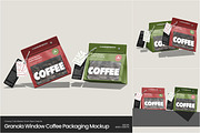 Granola Coffee Packaging Mockup, a Cups & Container Mockup by Permadi Creative (Thumbnail 1 of 5)