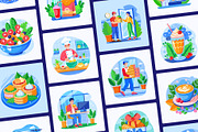 Food Illustration Art Set, a Food Illustration by Prosymbols (Thumbnail 5 of 9)