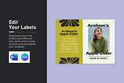 Arnhem Bottle Label Template, a Stationery Template by Mountain Folk Creative (Thumbnail 2 of 5)