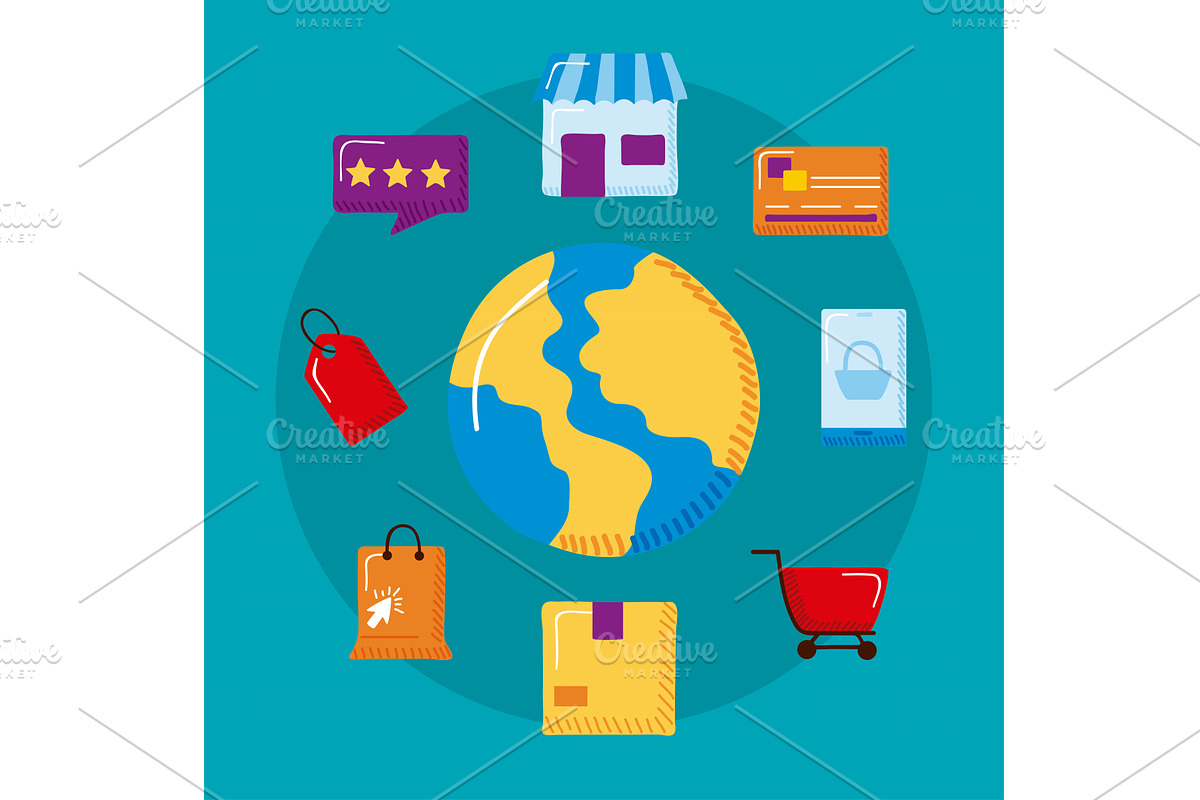 nice online sale items, a Finance Illustration by studiogstock