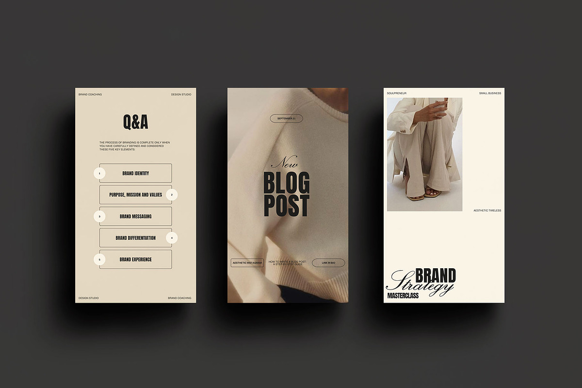 Aesthetic Social Media Template, a Social Media Template by Moscovita Studio (Photo 21 of 29)