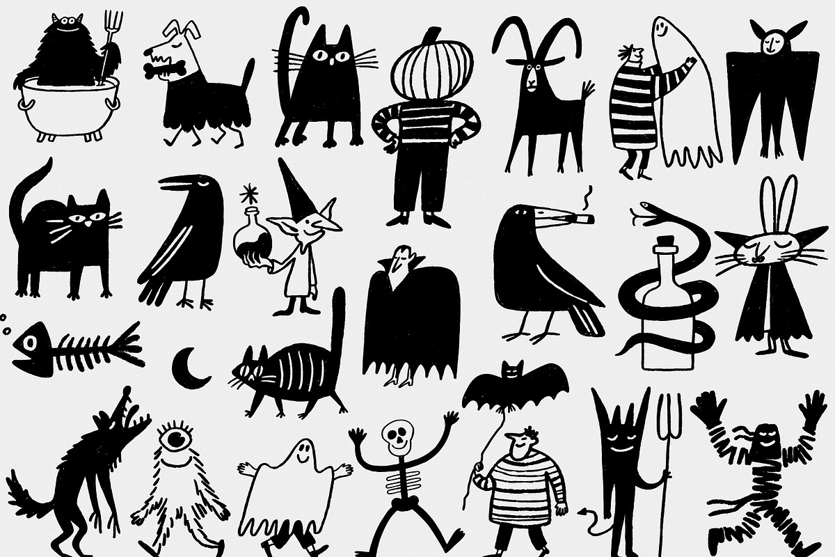 Halloween Oddities: 45 Spooky Pack, an Object Illustration by Veyla (Photo 6 of 13)