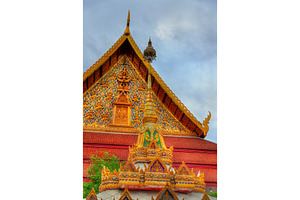 Wat chana songkhram a buddhist temple in bangkok thailand containing bangkok, an Architecture Photo by Leonid Andronov