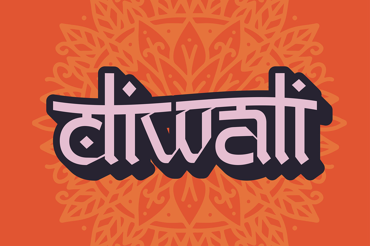 Hindi Raj - Festive Devanagari Font, a Sans Serif Font by Casloop Studio (Photo 3 of 9)