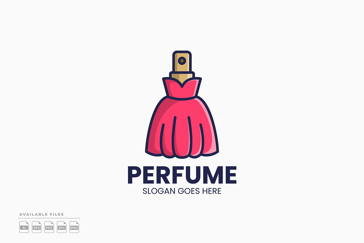 Girl Perfume Logo, a Branding & Logo Template by Zeer Graphic