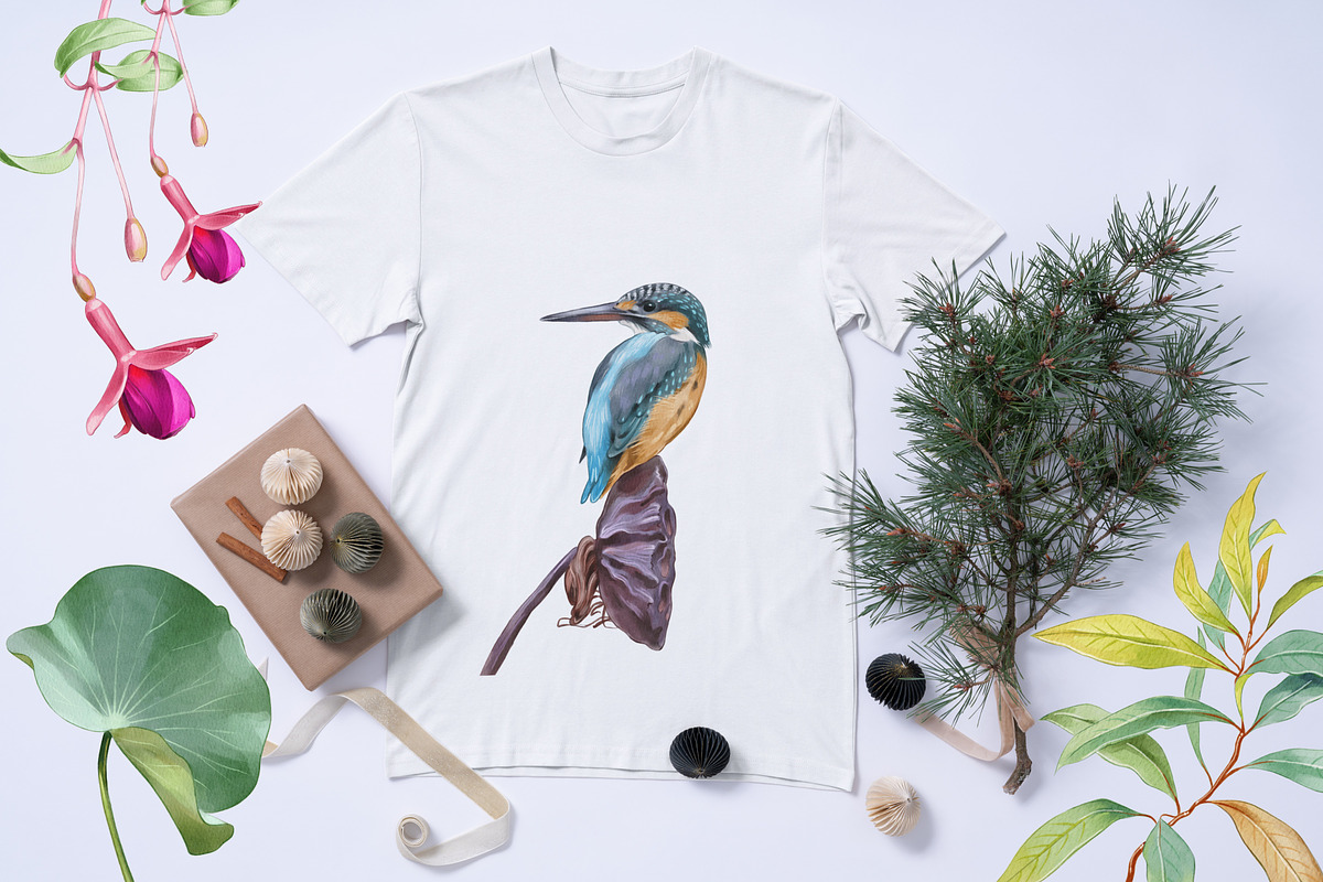 Watercolor tropical birds, an Illustration by IrynaPanashii (Photo 7 of 11)