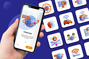 3D Animated Technology Icon Set, an Object 3D Model by Flat Icons (Thumbnail 4 of 5)