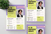 Creative CV Resume, a Resume Template by Annora Studio (Thumbnail 3 of 6)