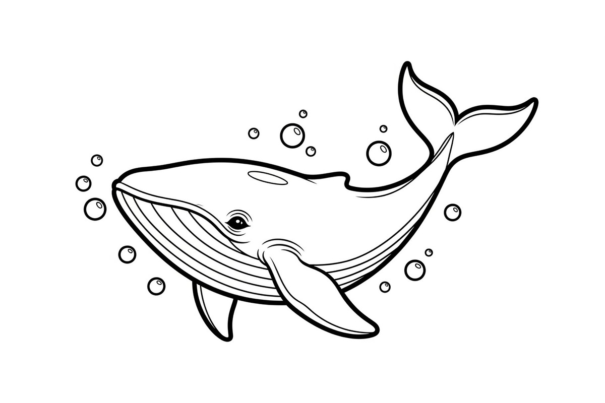 Whale Line Art Vector Bundle, an Illustration by yasushie (Photo 41 of 51)
