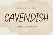 CAVENDISH, a Script Font by Essentials Studio (Thumbnail 1 of 8)