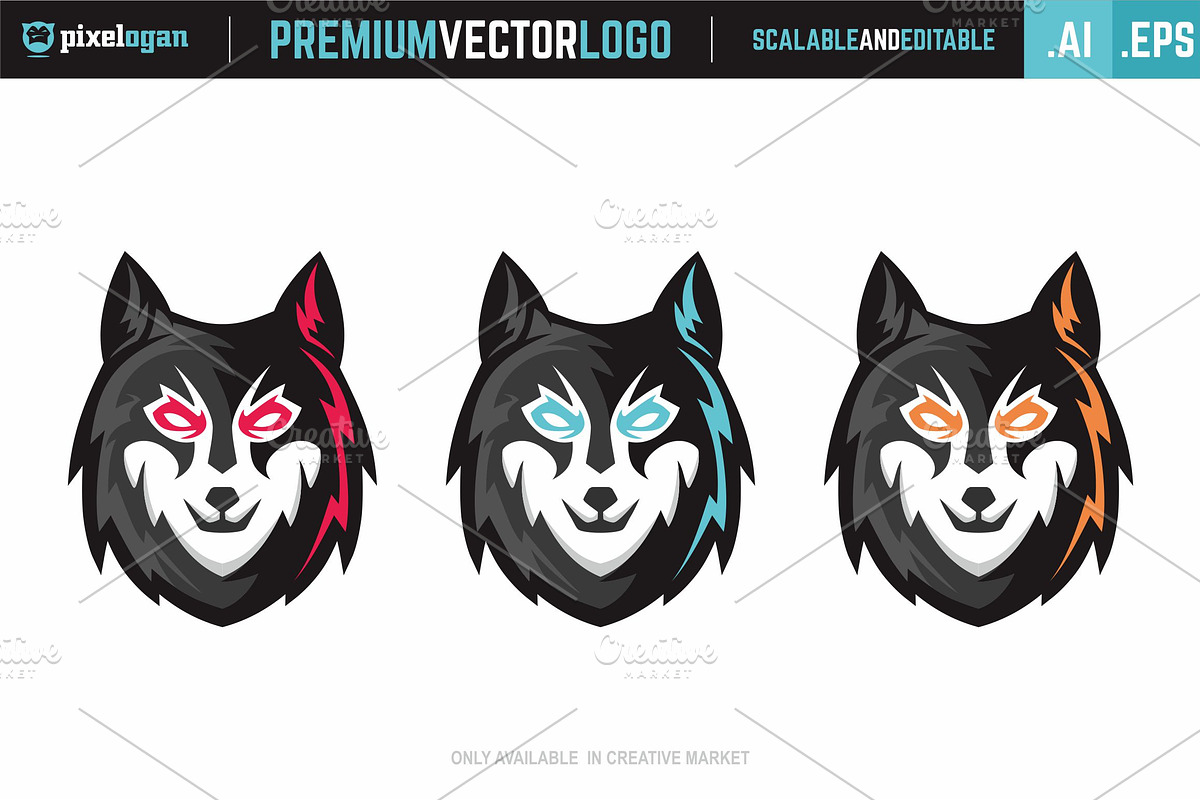 Rogue Wolf Logo, a Branding & Logo Template by pixelogan (Photo 3 of 3)
