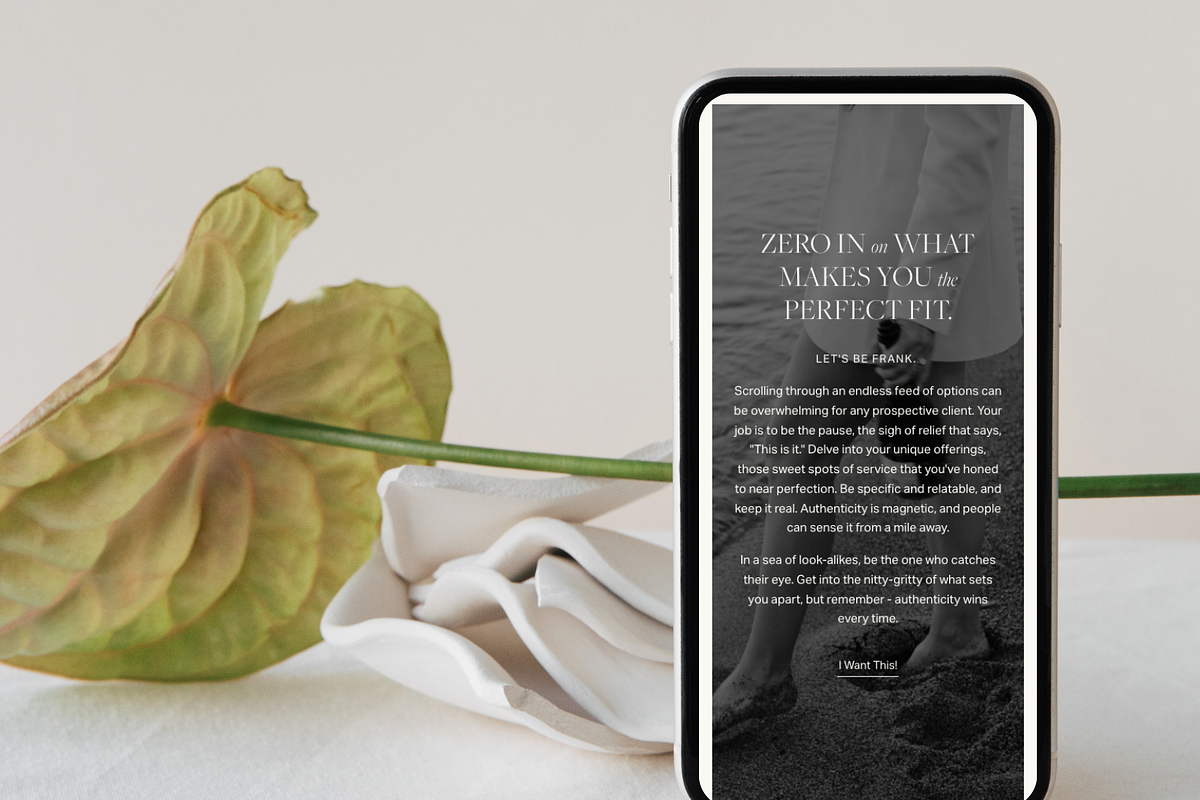 Squarespace Template For Counsellors, a Squarespace Template by Candor Templates (Photo 12 of 19)