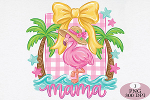 Summer Beach Mama PNG, an Illustration by Daily.Designs