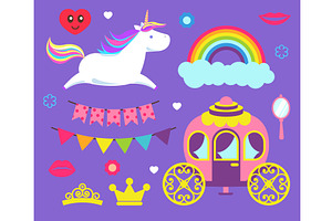 Unicorn And Rainbow Princess Party