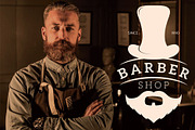 Barber Shop Logo Emblems, a Branding & Logo Template by Artha Desain (Thumbnail 6 of 14)