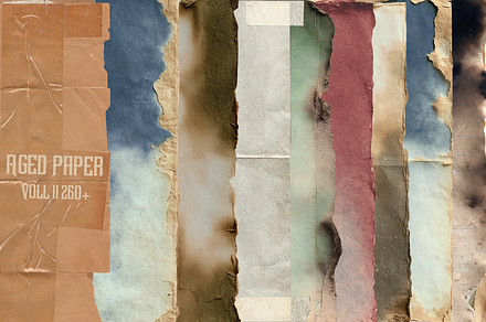 260+ Aged Paper Voll ll, a Texture Graphic by Digital Museum
