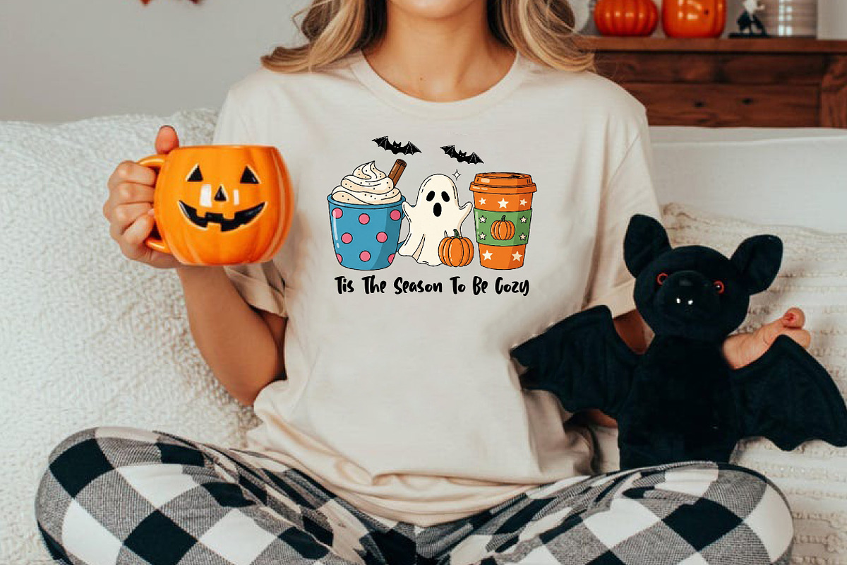 Fall Autumn Halloween Coffee PNG, an Illustration by CreationArt (Photo 2 of 5)