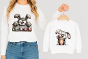 Peeking Easter Bunny Clipart, an Illustration by designcity5 (Thumbnail 4 of 5)