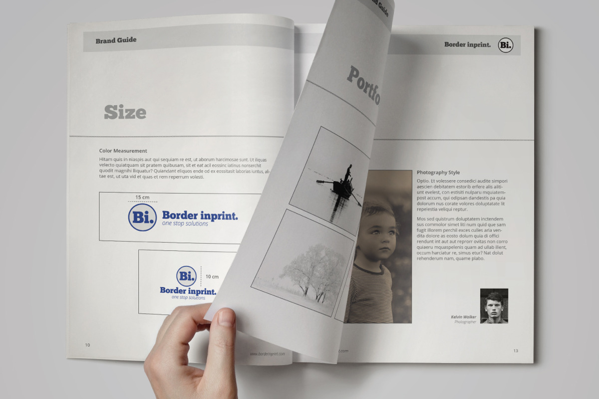 Brand Guidelines Template, a Brochure Template by voryu (Photo 3 of 7)