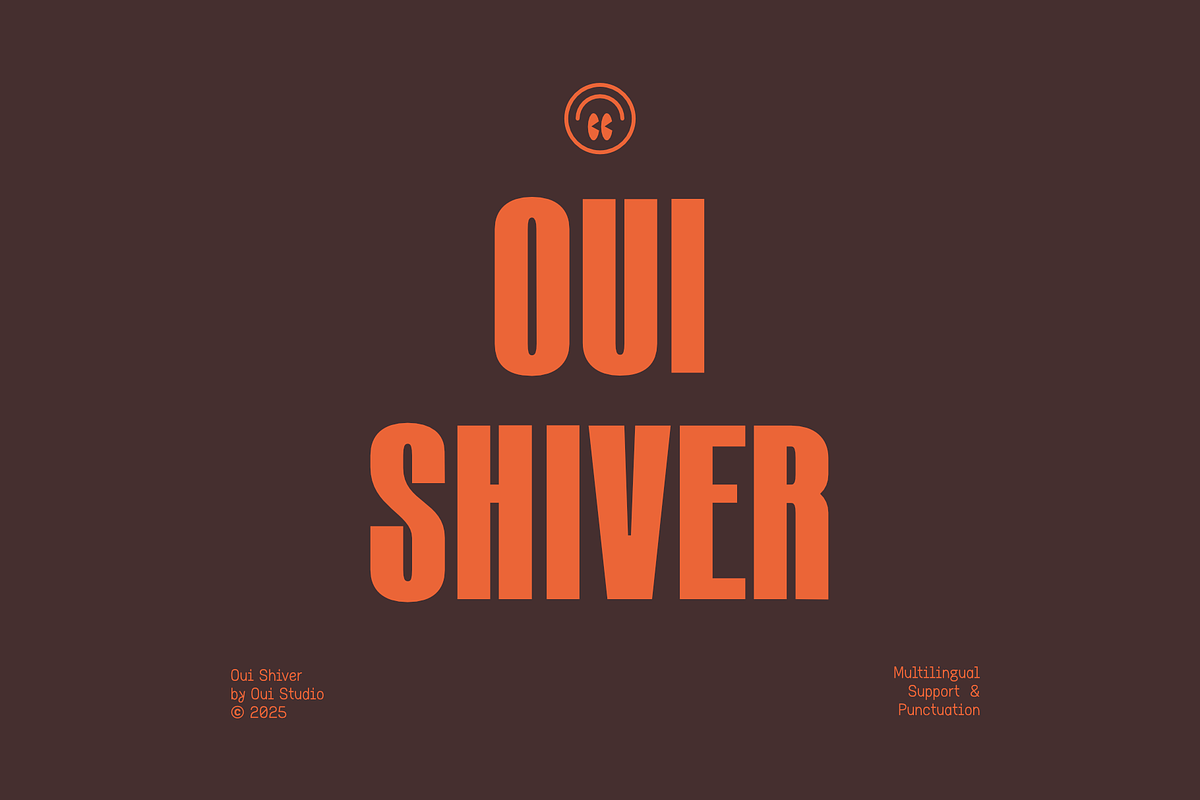 Oui Shiver, a Sans Serif Font by Oui Studio (Photo 1 of 10)