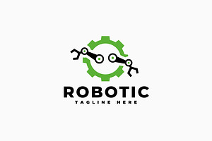 Industrial Robot Logo, a Branding & Logo Template by Zeer Graphic