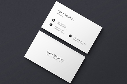 Simple Business Card Template, a Business Card Template by Saman Osama
