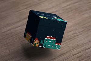 Square Box / Package Mock-Up