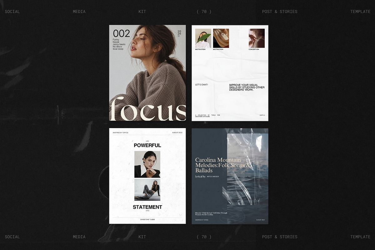 OREN | Instagram Post & Story (I), a Social Media Template by Prapti Design (Photo 3 of 10)