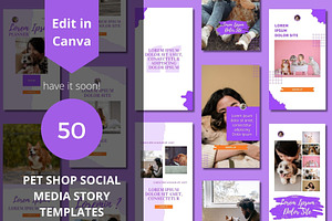Pet Shop Social Media Story Template