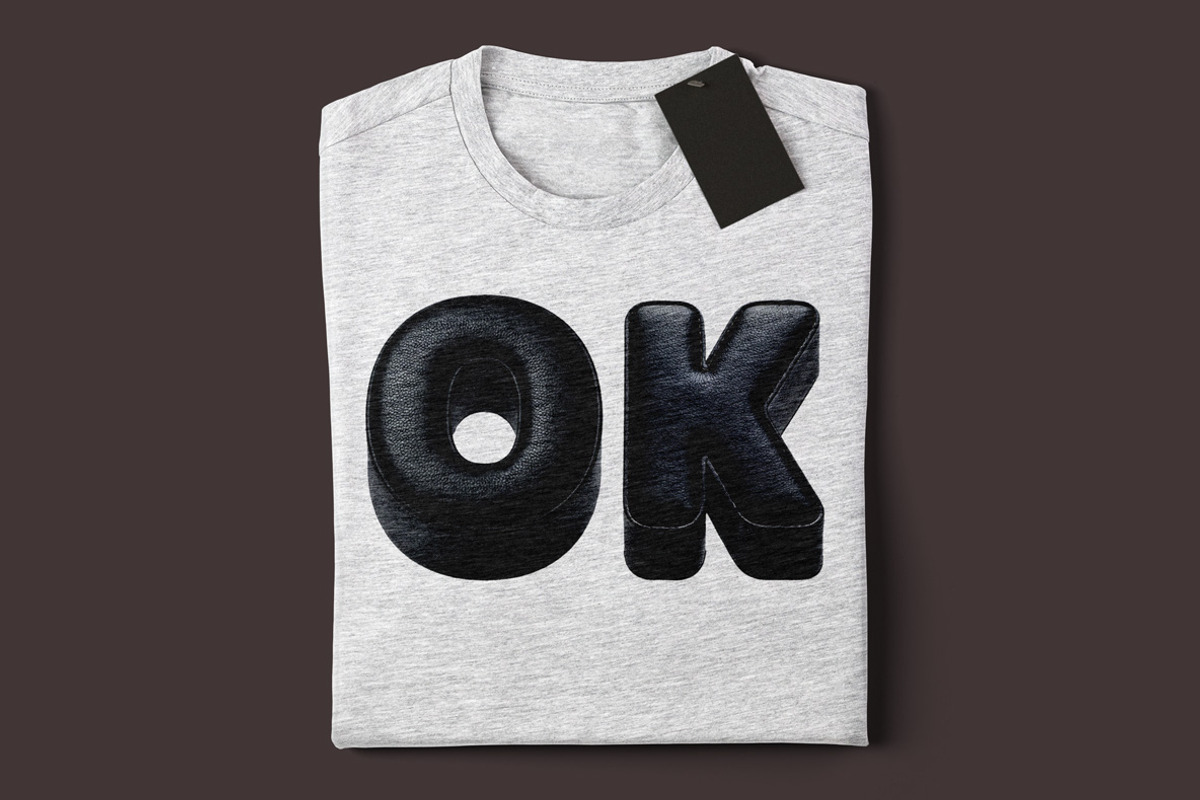 Black Leather Font, a Sans Serif Font by Handmadefont (Photo 9 of 10)