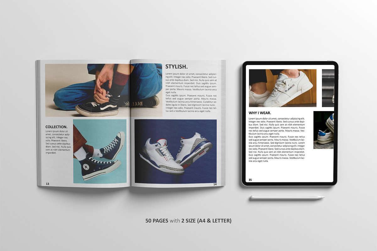 SHIFT Magazine / Ebook Template, a Magazine Template by Ompie Agrino (Photo 1 of 8)
