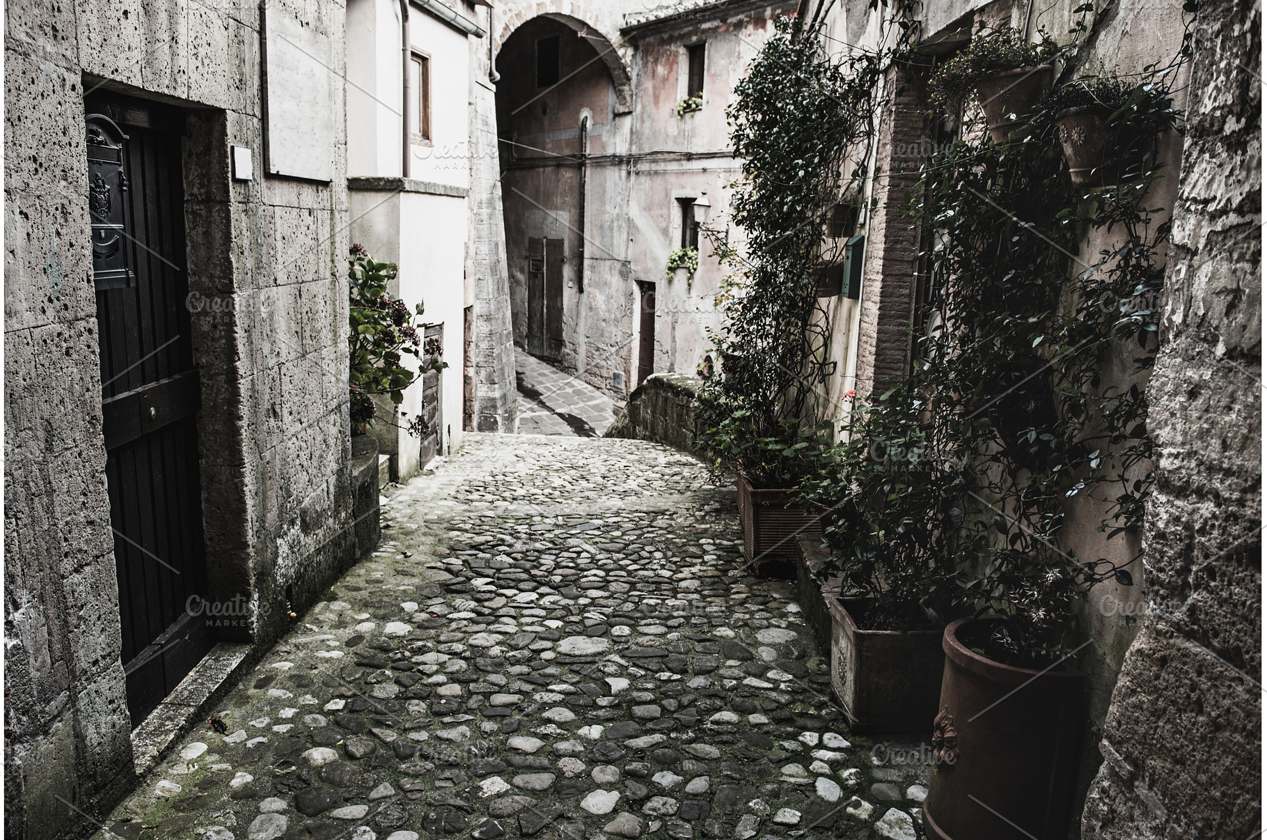 Sorano city street, an Architecture Photo by Nature and travel