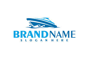 Boat logo template