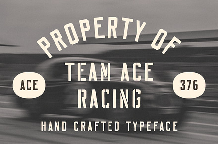 Ace - Racing Font