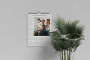 Minimalist Wall Calendar Mockup, a Print Template by Indah (Thumbnail 5 of 7)