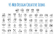 Web Design: Icons, Patterns and More, an Outline Icon by Daria Volyanskaya (Thumbnail 2 of 7)
