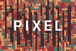 Pixel Colorful Backgrounds V. 03