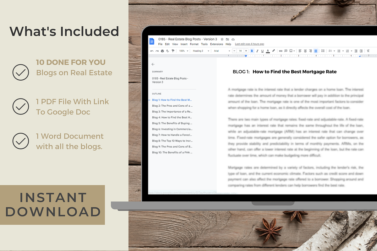 PRE-WRITTEN REAL ESTATE BLOG POSTS, a Templates & Theme by Jennifer Magri Templates (Photo 3 of 8)