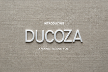 Ducoza | Elegant High-Contrast Serif